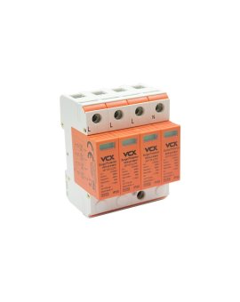 Ogranicznik przepięć 7kA AC 275V Typ T1+T2 ochronnik przepięciowy trójfazowy 3F 3-F In=20kA, Imax=50kA Iimp=7kA