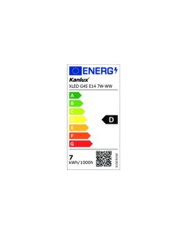 Żarówka LED E14 XLED G45 E14 7W-WW 1055lm 2700K barwa ciepła 37386