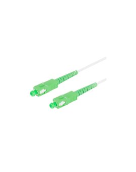Patchcord światłowodowy FO SM SC/APC-SC/APC simplex 9/125 G.657A2 2,5m biały LANBERG