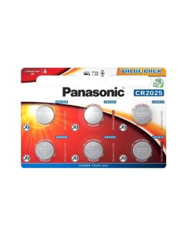 6 x bateria litowa mini Panasonic CR2025