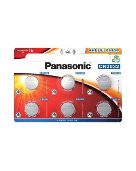 6 x bateria litowa mini Panasonic CR2032