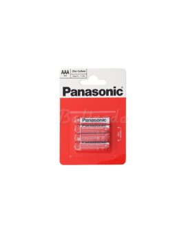 4 x bateria cynkowo-węglowa Panasonic R03 AAA (blister)
