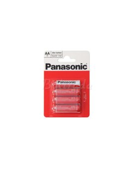 4 x bateria cynkowo-węglowa Panasonic R6 AA (blister)