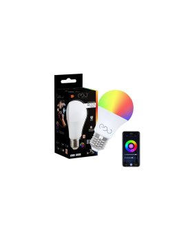 Żarówka RUVA Smart LED E27 10W RGB+CCT 2700-6500K 806lm WiFi Tuya Smart EDO777359 EDO