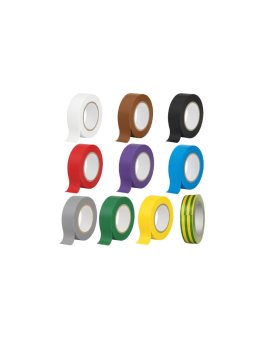 Taśma izolacyjna PVC 15mm x 10m ERKO mix kolorów 10szt.