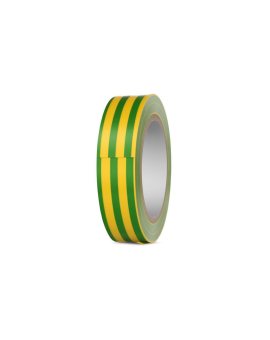 Taśma izolacyjna PVC 15mm x 10m ERKO żółto-zielona