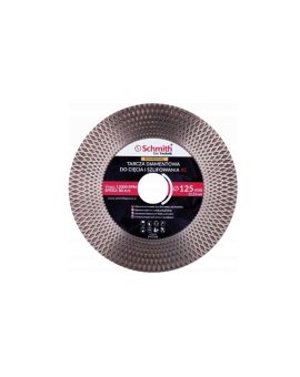 Tarcza diamentowa 125mm do cięcia szlifowania gresu kąt 45st PRO XC SCHMITH