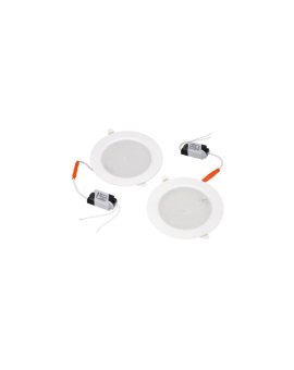 Oprawa LED AURA PRIZMA dwupak 2x12W biała 2700K wpuszczana HOROZ ELECTRIC