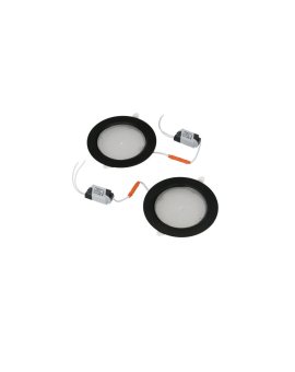 Oprawa LED AURA PRIZMA dwupak 2x12W czarna 4200K wpuszczana HOROZ ELECTRIC