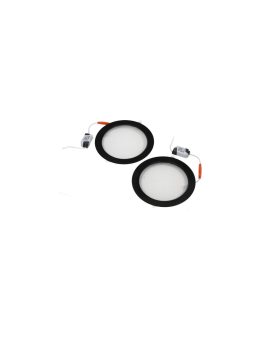 Oprawa LED AURA PRIZMA dwupak 2x18W czarna 4200K wpuszczana HOROZ ELECTRIC