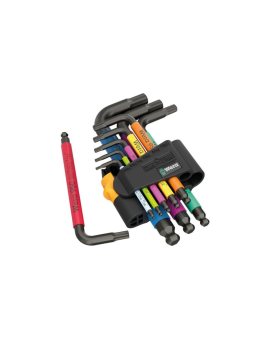 ZESTAW KLUCZY TRZPIENIOWYCH 950/9 HEX-PLUS MULTICOLOU 9CZR