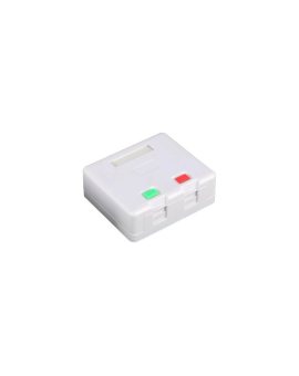 Gniazdo natynkowe keystone 2xRJ45 niewyposażone