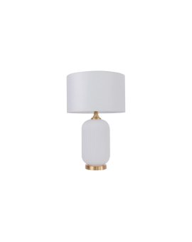 Lampa stołowa Tamiza 65 cm biała 1xE27 Light Prestige