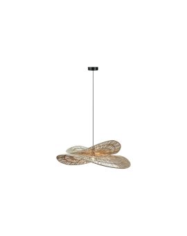 Rattanowa lampa wisząca Raya naturalna 1xE27 Light Prestige