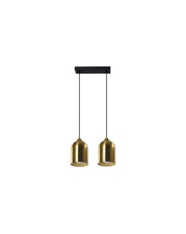 Metalowa lampa wisząca Nilo złota 2xGU10 Light Prestige