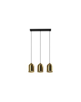 Metalowa lampa wisząca Nilo złota 3xGU10 Light Prestige