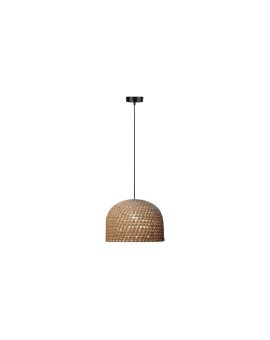 Rattanowa lampa wisząca Kanso 50 cm jasne drewno 1xE27 Light Prestige