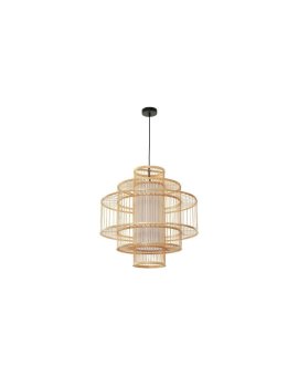 Lampa wisząca Stela rattanowa 1xE27 Light Prestige