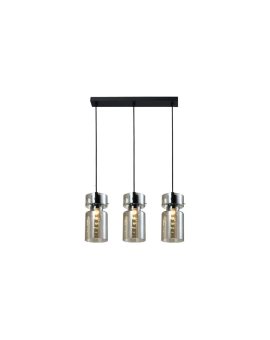 Potrójna lampa wisząca Nivio dymna 3xE27 Light Prestige