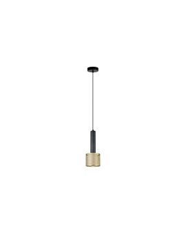 Lampa wisząca Amo złoto-czarna 1xE27 Light Prestige