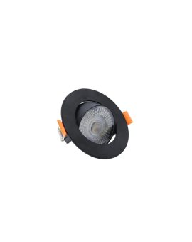 Ruchome oczko podtynkowe Plus czarne LED CCT Light Prestige