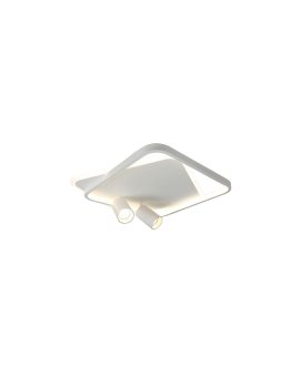 Plafon Parma 2 kwadratowy biały 2xGU10 LED CCT Light Prestige