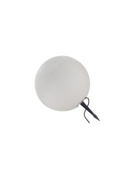 Lampa ogrodowa Gaja 40 cm biała 1xE27 Light Prestige