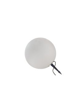 Lampa ogrodowa Gaja 30 cm biała 1xE27 Light Prestige
