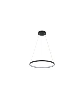 Lampa wisząca Ring 40 cm czarna LED CCT Light Prestige
