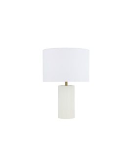 Lampa stołowa Tokio biała 1xE27 Light Prestige