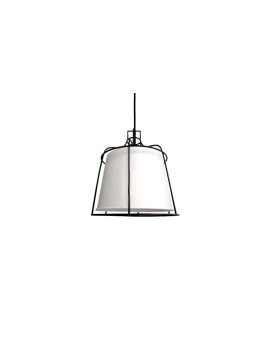 Lampa wisząca Dritto biała 1xE27 Light Prestige