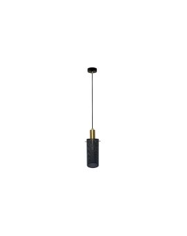 Lampa wisząca Tirana 1 czarna 1xE27 Light Prestige