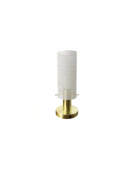 Lampa biurkowa Tirana biała 1xE27 Light Prestige