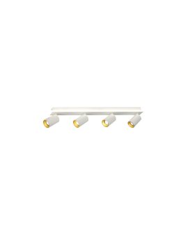 Zestaw reflektorów plafon Parma biały 4xGU10 plus LED Light Prestige