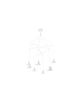 Lampa wisząca Hat biała LED 3000K Light Prestige