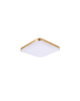Plafon kwadratowy Babilon 38 cm złoty LED 4000K Light Prestige