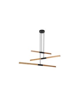 Lampa wisząca Lugano drewno LED 3000K Light Prestige