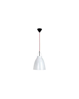 Lampa wisząca Carlo biała 1xE27 Light Prestige