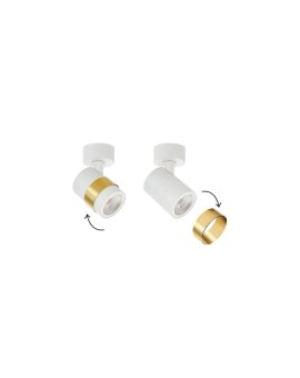 Spot Anillo 1 biały 1xGU10 Light Prestige