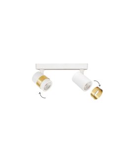 Spot Anillo 2 biały 2xGU10 Light Prestige