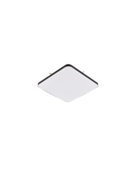 Plafon kwadratowy Babilon 33 cm czarny LED 4000K Light Prestige