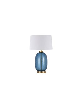 Lampa stołowa Amur niebieska 1xE27 Light Prestige