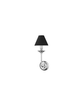 Kinkiet Glamour srebrno - czarny 1xE14 Light Prestige