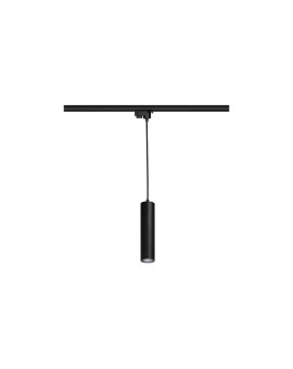 Lampa wisząca do szynoprzewodu Snow 3F czarna 1xGU10 Light Prestige