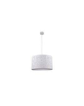 Lampa wisząca dziecięca Flowers biała 1xE27 Light Prestige