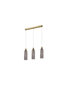 Lampa wisząca Piega 3 smoked 3xE14 Light Prestige