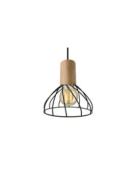 Lampa wisząca Moderno czarno - brązowa1xGU10 Light Prestige