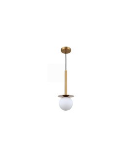 Lampa wisząca Roma 1 złota 1xE14 Light Prestige