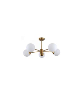 Lampa wisząca Roma 5 złota 5xE14 Light Prestige