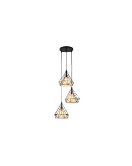 Lampa wisząca Nola czarna 3xE27 Light Prestige